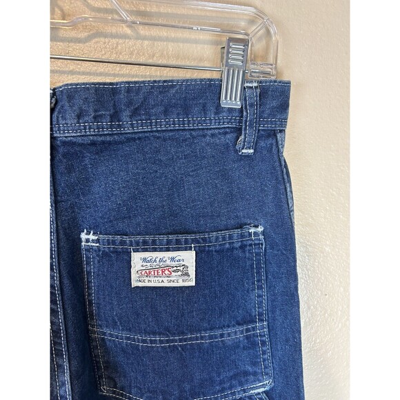 Vintage 30X34 Carter’s Watch The Wear Vintage Jeans Carpenter Utility 70s Union - Picture 3 of 4